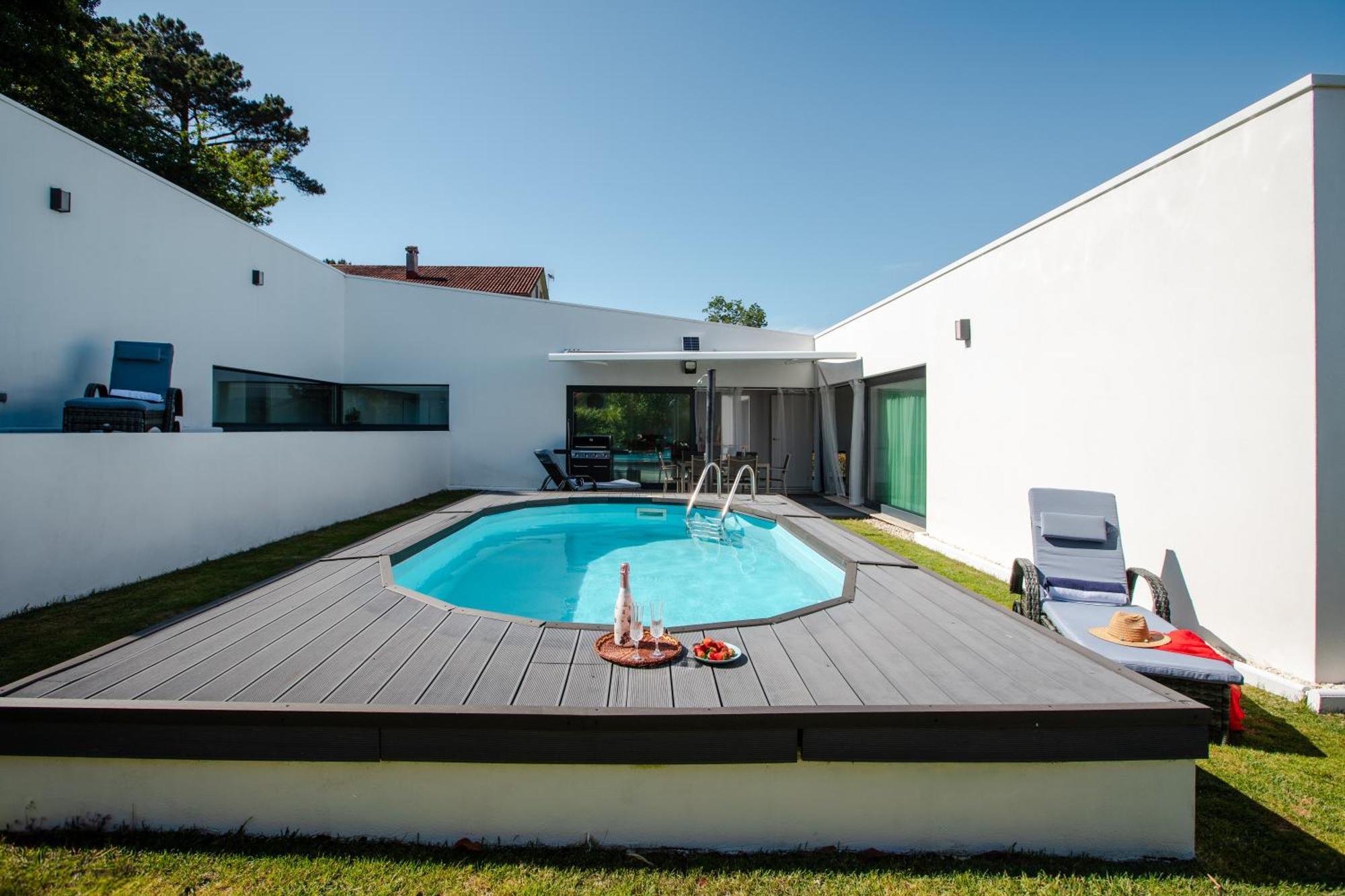 Villa Con Piscina Y Jardin, Santiago De Compostela Teo ภายนอก รูปภาพ