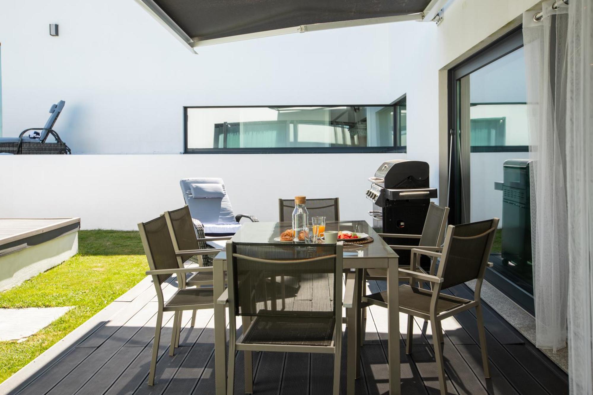 Villa Con Piscina Y Jardin, Santiago De Compostela Teo ภายนอก รูปภาพ
