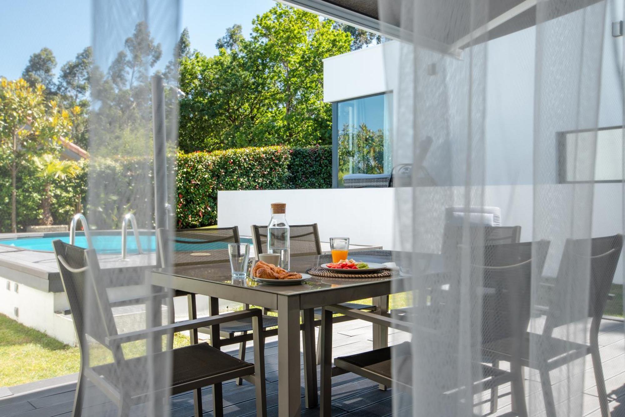 Villa Con Piscina Y Jardin, Santiago De Compostela Teo ภายนอก รูปภาพ